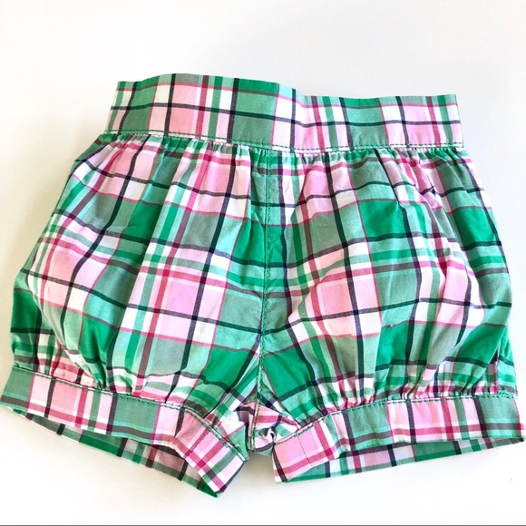 NWT Baby Girl Pink Plaid Bubble Shorts 3-6 months - Picture 2 of 4